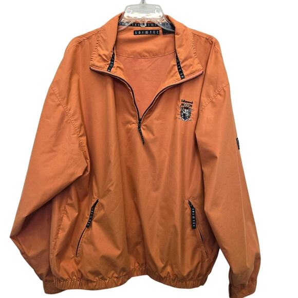Vintage Pullover Wind Breaker loose fit 1/4 zip SDI TEC 1925 Inkamwood Golf XL - Picture 1 of 7